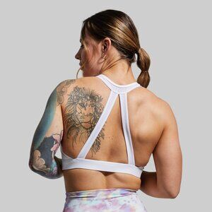 Born Primitive Shoots Sports Bra (White) S